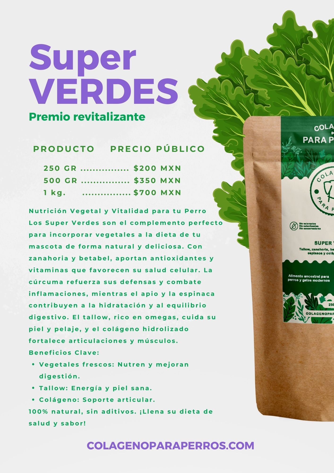 Super Verdes: Jugo Verde Nutritivo
