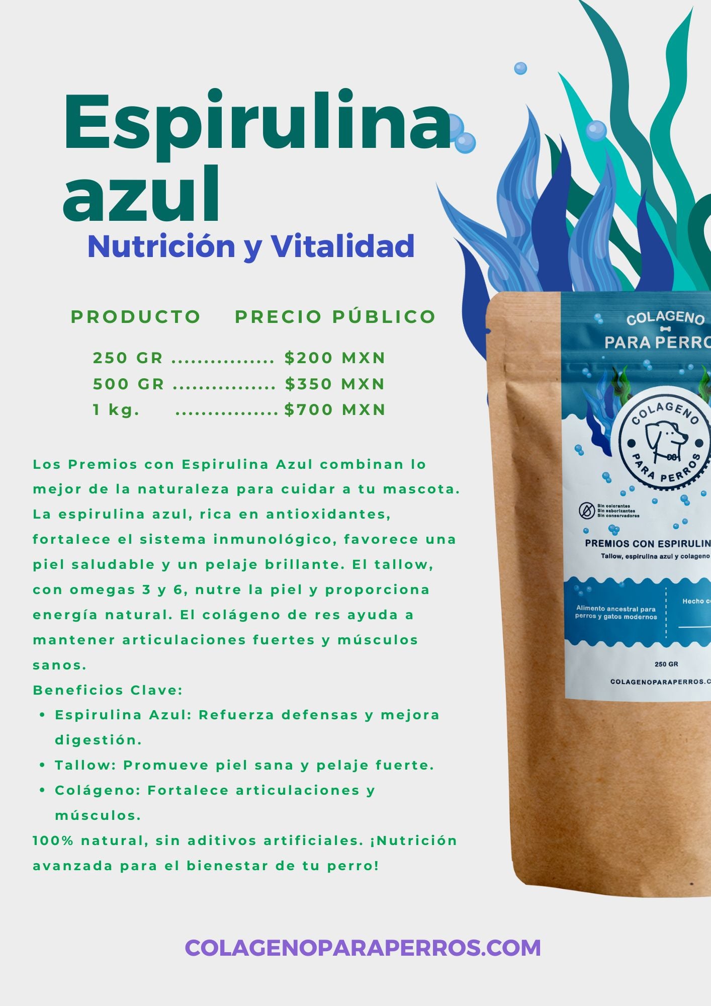 Premios con Espirulina Azul: Potencia Antioxidante