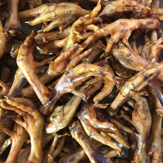 Patitas de Pollo:  Dientes Limpios y Alivio del Estrés
