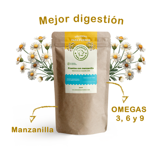 Premios con Manzanilla: Calma Digestiva y Confort para tu Mascota
